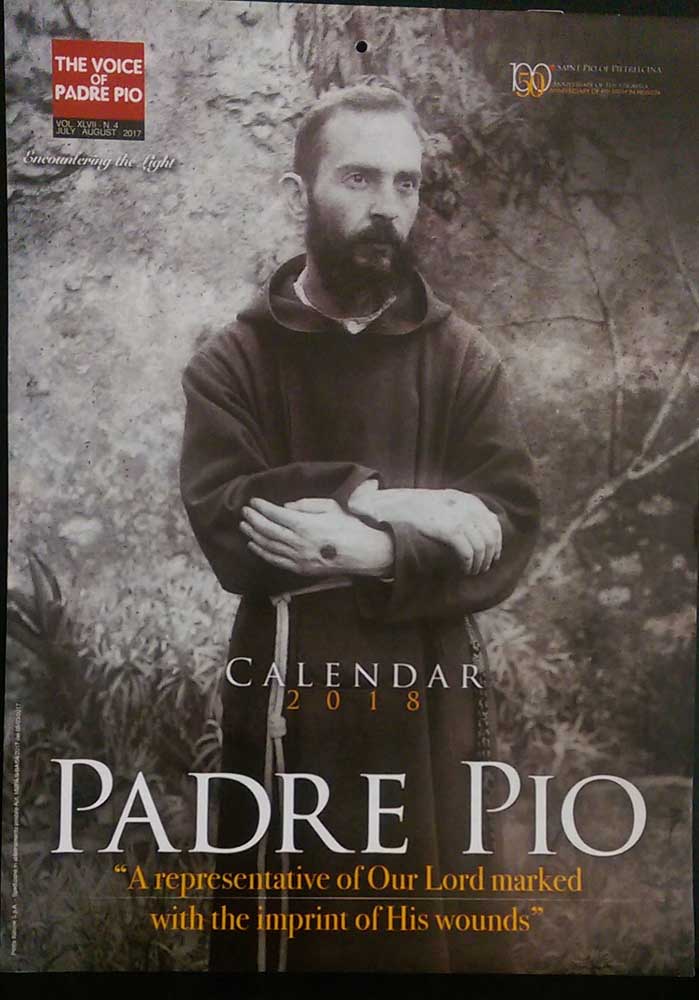 PADRE PIO CALENDAR (English) The Capuchin Mission Office