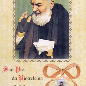 RA0026B - BOOKMARK WITH PADRE PIO MEDAL